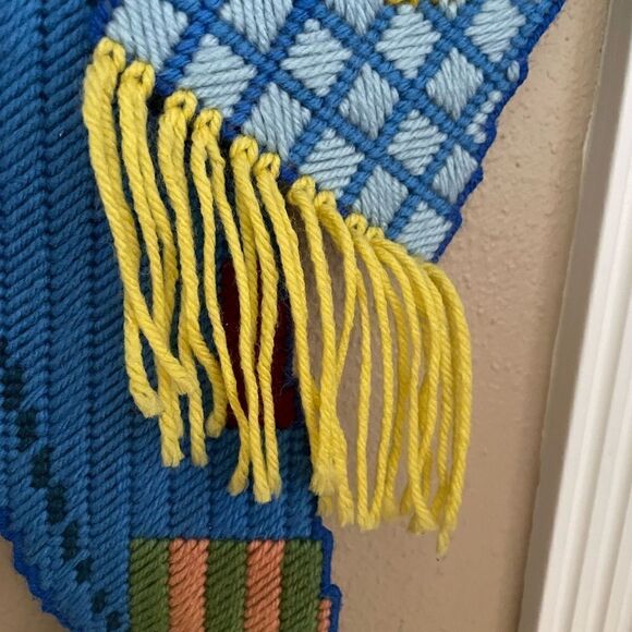 Vintage Fall Harvest Scarecrow Jointed Yarn Hobbyist Piece 3 Feet Long AMAZING!! - Picture 6 of 15